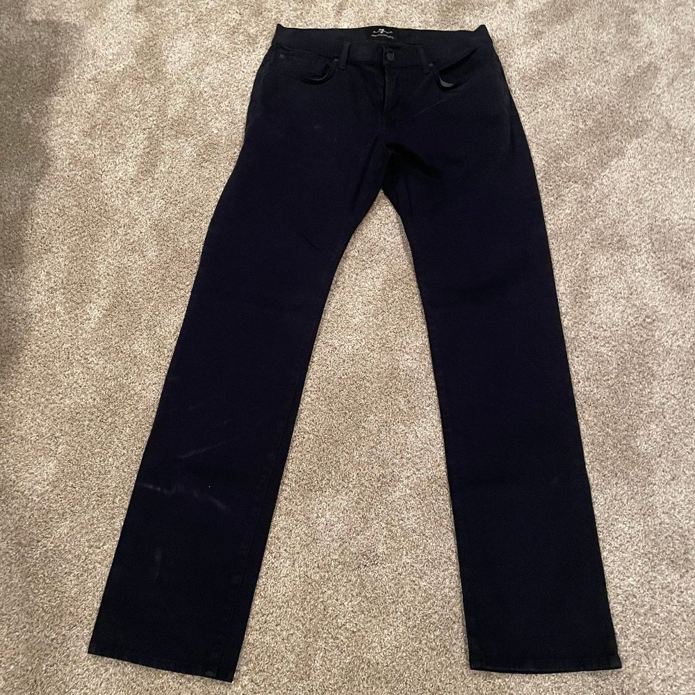 7 For all Mankind Luxe Performance "The straight" pants.